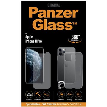 Obrázok PanzerGlass Standard Bundle pro Apple iPhone 11 (Standard fit + Clear TPU Case) (B2661)