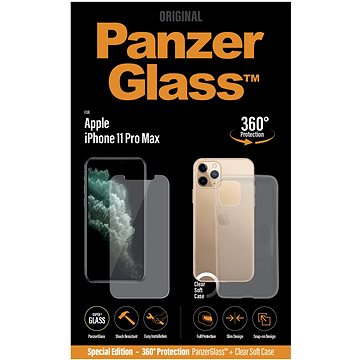 Obrázok PanzerGlass Standard Bundle pro Apple iPhone 11 Max (Standard fit + Clear TPU Case) (B2663)