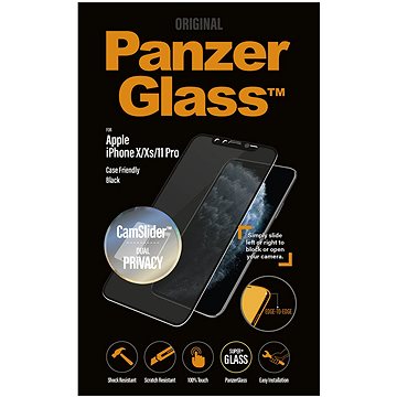 Obrázok PanzerGlass Edge-to-Edge Privacy pro Apple iPhone X/XS/11 Pro černé s CamSlider (P2667)