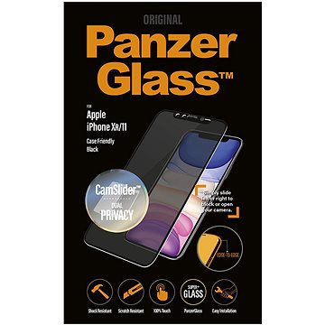 Obrázok PanzerGlass Edge-to-Edge Privacy pro Apple iPhone XR/11 černé s CamSlider (P2668)