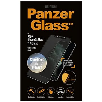 Obrázok PanzerGlass Edge-to-Edge Privacy pro Apple iPhone XS Max/11 Pro Max černé s CamSlider (P2669)