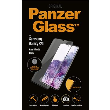 Obrázok PanzerGlass Premium pre Samsung Galaxy S20 čierne (FingerPrint) (7228)