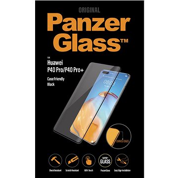 Obrázok PANZERGLASS 5370 TVRDENE SKLO CASE FRIENDLY PRE HUAWEI P40 PRO, CIERNA