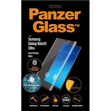 Obrázok PanzerGlass Premium AntiBacterial pre Samsung Galaxy Note 20 Ultra 5G čierne (7237)