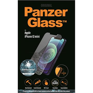 Obrázok PanzerGlass Standard Antibacterial pre Apple iPhone 5,4 číre (2707)