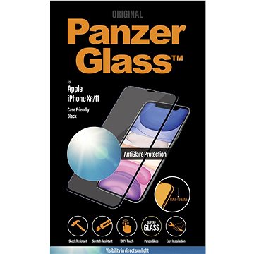 Obrázok PanzerGlass Edge-to-Edge Anti-Glare na Apple iPhone XR/11 (2698) čierne