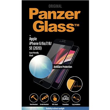 Obrázok PanzerGlass Edge-to-Edge Anti-Glare na Apple iPhone 6/6s/7/8/SE 2020 (2700) čierne