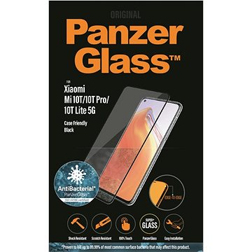 Obrázok PanzerGlass Edge-to-Edge Antibacterial pro Xiaomi Mi 10T/10T Pro/10T Lite (5G) černé (8033)