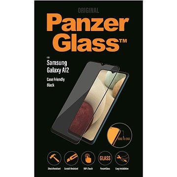 Obrázok PANZERGLASS TVRDENE SKLO CASE FRIENDLY PRE SAMSUNG GALAXY A12, CIERNA 7251