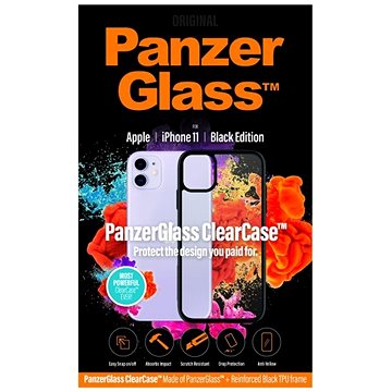 Obrázok PanzerGlass ClearCase pro Apple iPhone 11 Black edition (0223)