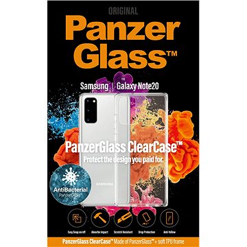 Obrázok PanzerGlass ClearCase AntiBacterial pre Samsung Galaxy Note 20 (0254)