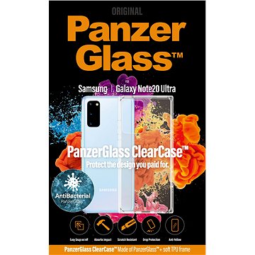 Obrázok PanzerGlass ClearCase AntiBacterial pre Samsung Galaxy Note 20 Ultra 5G (0255)