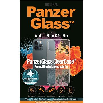 Obrázok PanzerGlass ClearCase Antibacterial pro Apple iPhone 12 Pro Max (0250)