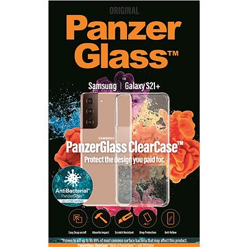 Obrázok PanzerGlass ClearCase Antibacterial na Samsung Galaxy S21+ (0259) priehľadný