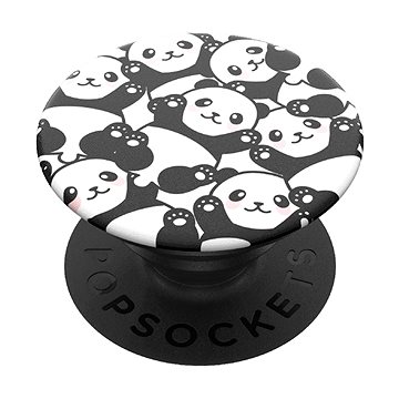 Obrázok Stojan na mobil POPSOCKETS Pandamonium čierna, biela