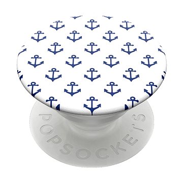 Obrázok Stojan na mobil POPSOCKETS Anchors Away White čierna/biela