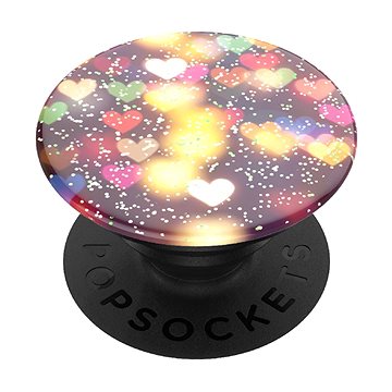 Obrázok Stojan na mobil POPSOCKETS Glitter Bokeh Hearts