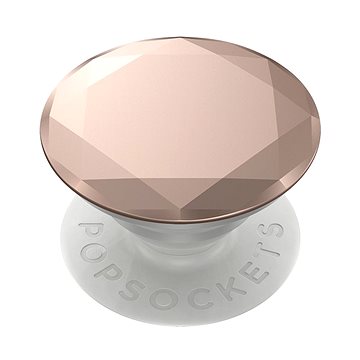 Obrázok Stojan na mobil POPSOCKETS Metallic Diamond Rose Gold ružová