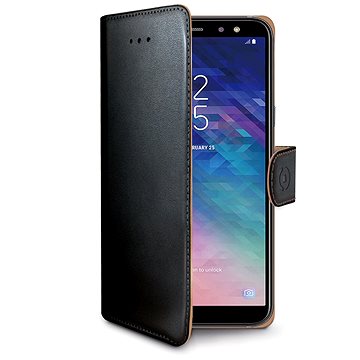 Obrázok CELLY Wally pre Samsung Galaxy A6 Plus čierne (WALLY738)