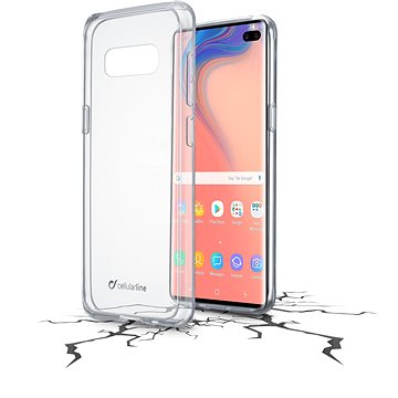 Obrázok Cellularline CLEAR DUO pro Samsung Galaxy S10+ (CLEARDUOGALS10PLT)