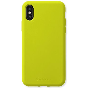 Obrázok CellularLine SENSATION pro Apple iPhone XS Max limetkový neon (SENSATIONIPHX65L)