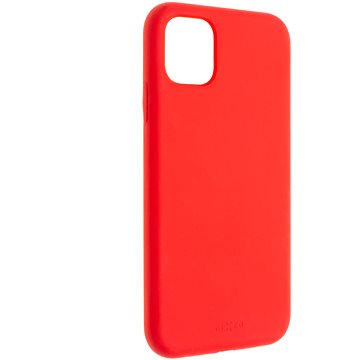 Obrázok FIXED Flow Liquid Silicon case pre Apple iPhone 11 červený (FIXFL-428-RD)