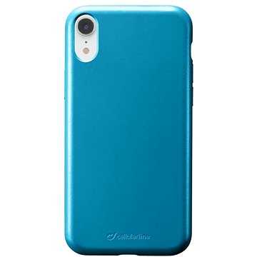 Obrázok CellularLine SENSATION Metallic pro Apple iPhone XR (SENSATIONIPH961M) tyrkysový