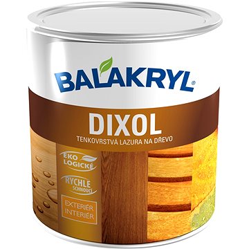 Obrázok Balakryl Dixol - vodouriediteľná lazúra na drevo - dub - 0,7 Kg