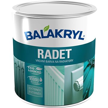 Obrázok Balakryl Balakryl Radet - farba na radiátor - 1000 - biela - 0,7 L