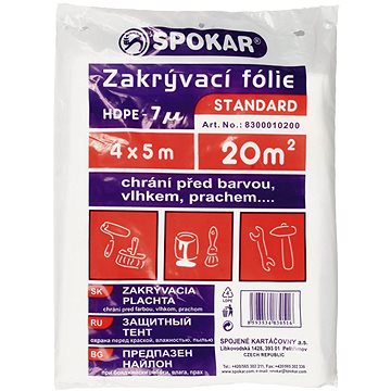 Obrázok SPOKAR Plachta zakrývacia 7my - 4x 5m