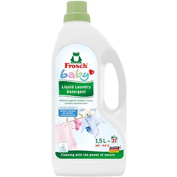 Obrázok Frosch EKO Hypoalergénny prací gél na dojčenskú bielizeň 1500 ml (4001499923531)