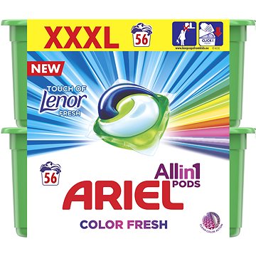 Obrázok ARIEL Touch of Lenor 3in1 (2 x 28 ks) (8001090410726)