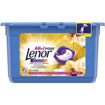 Obrázok LENOR Silk Orchid 3v1 14 ks (8001090645968)