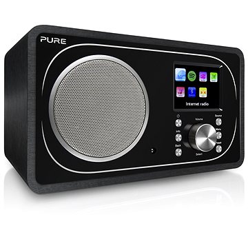 Obrázok Internetové a DAB+ FM rádio Pure Evoke F3 s funkciou Bluetooth a Spotify čierna