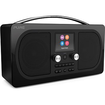 Obrázok DAB+ stolné rádio Pure Evoke H6 Prestige, AUX, Bluetooth, UKW, čierna