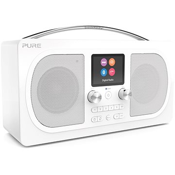 Obrázok DAB+ stolné rádio Pure Evoke H6 Prestige, AUX, Bluetooth, UKW, biela