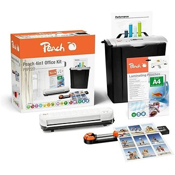 Obrázok PEACH 4 in 1 Office Kit PBP220 (510856)