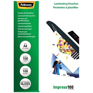 Obrázok Fellowes Laminovacia fólia 216x303mm 100mic A4 (bal=100ks)