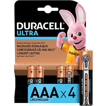 Obrázok Duracell Ultra AAA 4 ks (10PP100091)