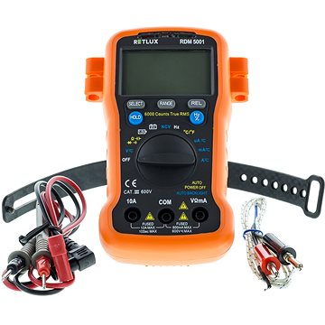 Obrázok RDM 5001 Digitálny multimeter RETLUX 50002705