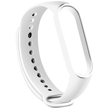 Obrázok RhinoTech for Xiaomi Mi Band 5 Strap White RTACC029