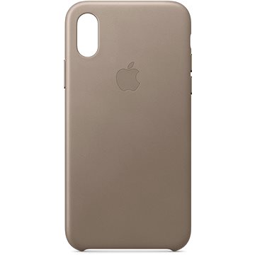 Obrázok iPhone XS Kožený kryt kouřový (MRWL2ZM/A)