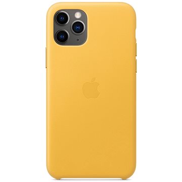 Obrázok Apple iPhone 11 Pro Kožený kryt hrejivo žltý (MWYA2ZM/A)