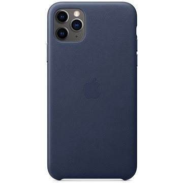 Obrázok Apple iPhone 11 Pro Max Kožený kryt polnočne modrý (MX0G2ZM/A)