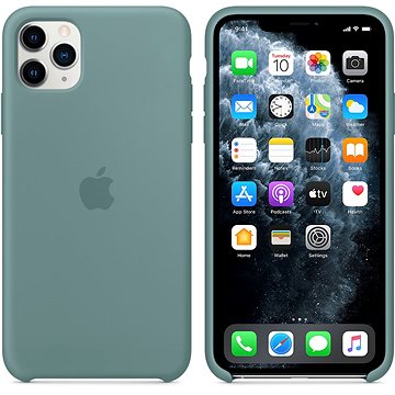 Obrázok Apple iPhone 11 Pro Max Silikónový kryt kaktusovo zelený (MY1G2ZM/A)