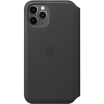 Obrázok Apple iPhone 11 Pro Kožené puzdro Folio čierne (MX062ZM/A)