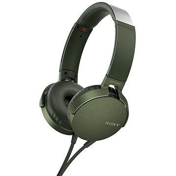 Obrázok Sony MDR-XB550AP zelená (MDRXB550APG.CE7)