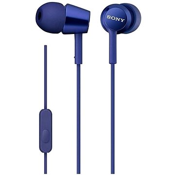 Obrázok Sony MDR-EX155AP, modrá (MDREX155APLI.AE)