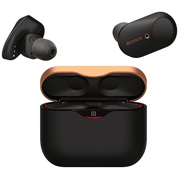 Obrázok Sony True Wireless WF-1000XM3, černá (WF1000XM3B.CE7)