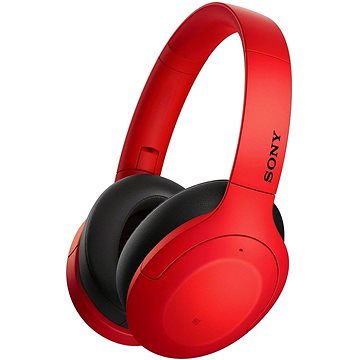 Obrázok Sony Hi-Res WH-H910N, červeno-čierne (WHH910NR.CE7)